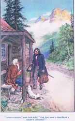 The Great Stone Face, illustration från 